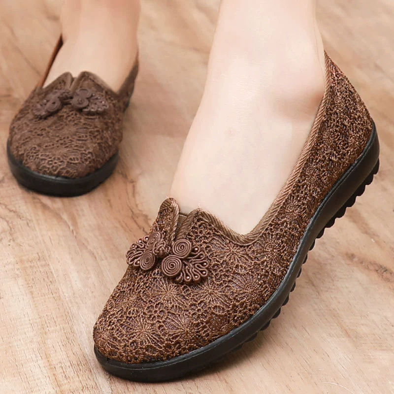 Slip-ons, summer footwear, shoes, sandals for mother