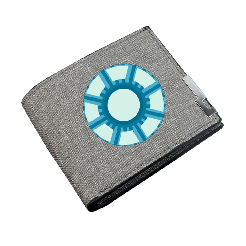 Anime Marvel héroe Marvel Comics estudiante monedero hombres y mujeres lienzo cartera corta