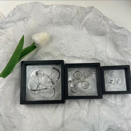 Jewelry storage box, earrings, necklace, ring, watch, anti-oxidation, dust-proof, portable carry-on, recommended by Ouyang Nana