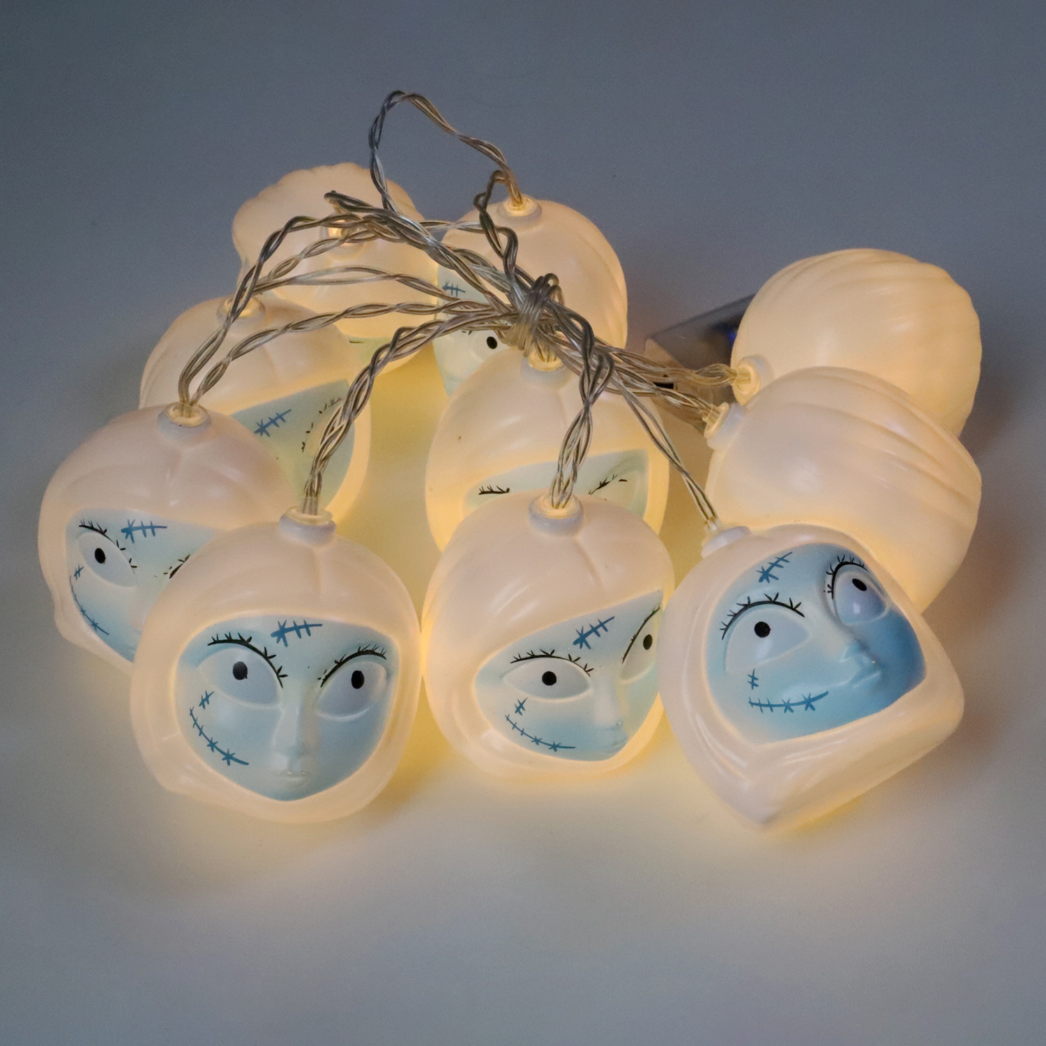 Guirnaldas de luces LED transfronterizas, guirnaldas de luces LED para Halloween, decoración exterior, luces LED de calabazas, luces decorativas para arreglos de escenas de Amazon.