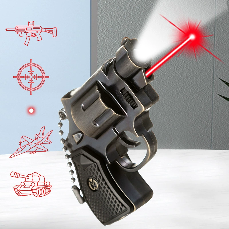 Пистолет 2-в-1 игрушка фонарики лазерный инфракрасный белый свет свет брелок свет свет свет канцелярские магазины горячие игрушки