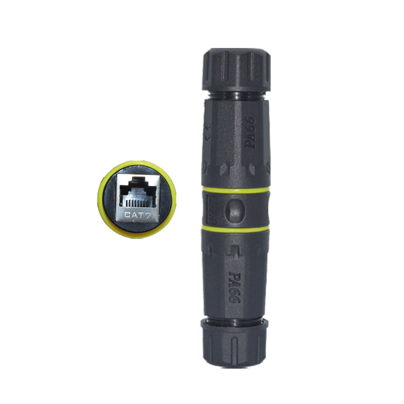 Rj45 Connector Category 7 Network Cable Waterproof Connector Cat7 Connector Direct Plug Waterproof Connector Outdoor Network Connector Rj45 Connector Category 7 Network Cable Waterproof Connector Cat7 Connector Direct Plug Waterproof Connector Outdoor Network Connector