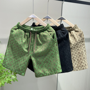 Shake Shop Daifa Summer Plus Size Loose Shorts for Fat Men Casual Fashion All-match Fat Men's Half-length Pants