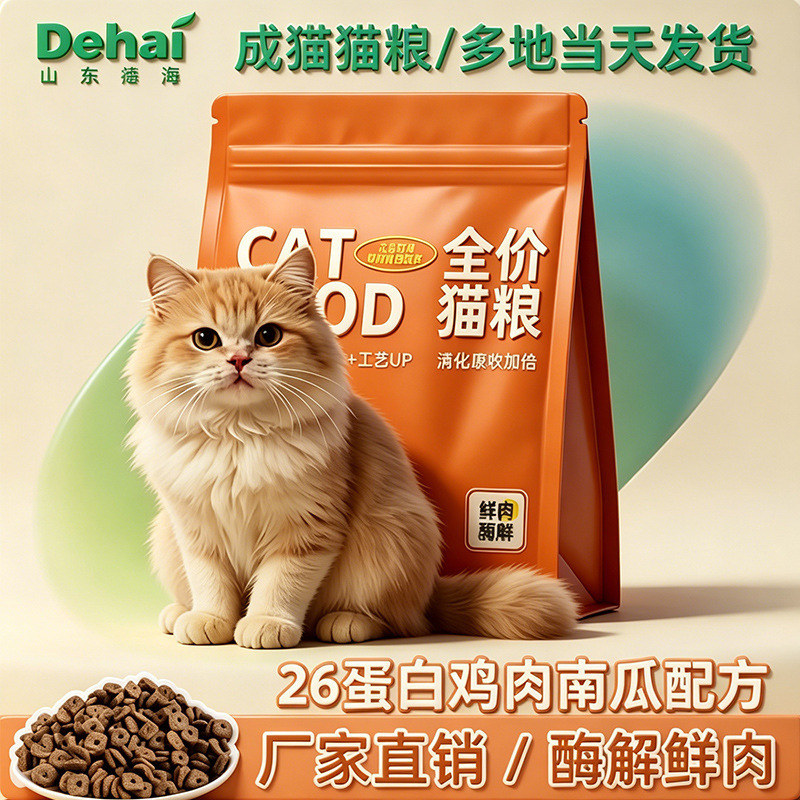 Pet freeze-dried fresh meat cat food factory cat food for adult cats stray cats British Shorthair Ragdoll Blue cat nutritional wholesale drop shipping Pet freeze-dried fresh meat cat food factory cat food for adult cats stray cats British Shorthair Ragdoll Blue cat nutritional wholesale drop shipping