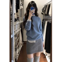 ��ϵ�޺ÿ���֯ë����װȹŮ�ﶬ��2026�¿�С���ӳ���װ������