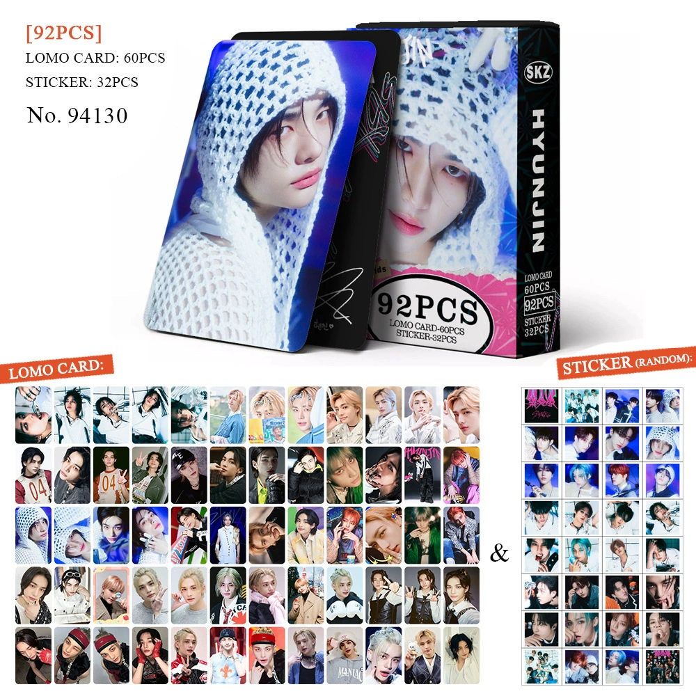 Набор 92 карточки с фото, BTS BPSKTWICE, двусторонние LOMO-карточки, фабричная печать
