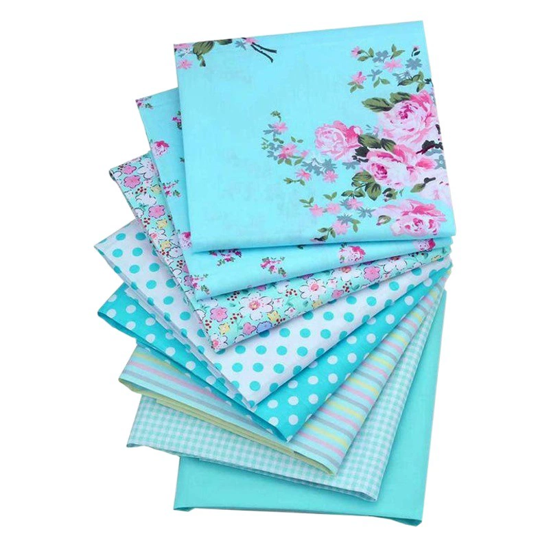 Внешняя торговля хлопок саржа набивные ткани DIY ручной лоскутное группа 6/7/8 хлопок цветочные ткани оптом