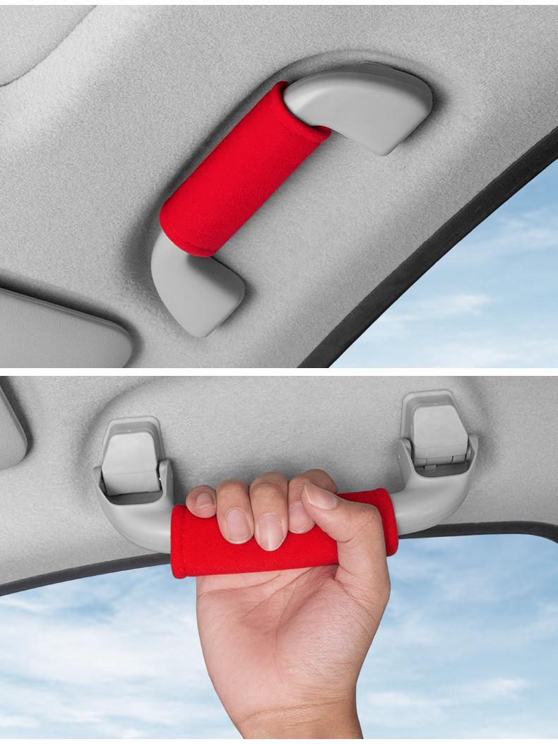 Suitable for Nissan Sylphy, Teana, Navara, Qashqai car handle protective cover, roof armrest, summer sweat-absorbing and non-slip