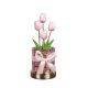 Cross-border tulip nightlight simulation bouquet creative usb atmosphere decorative bedroom bedside crystal table lamp