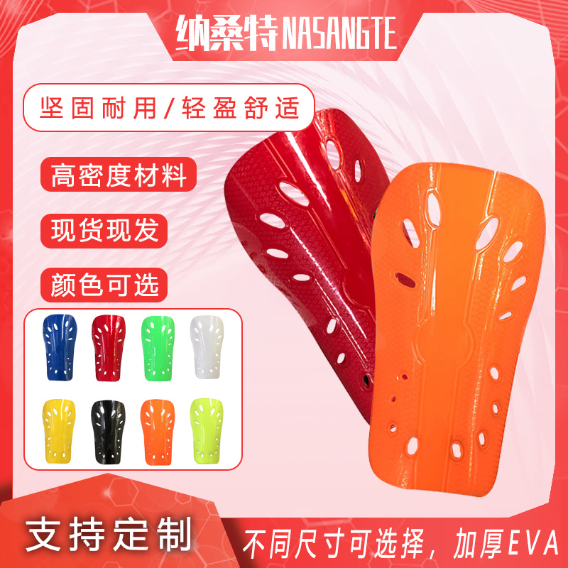 Football Shin Guards for Adults and Children, Sports Foot Guards with Holes for Ventilation, Knee Pads, Calf Shin Guards, Protective Gear