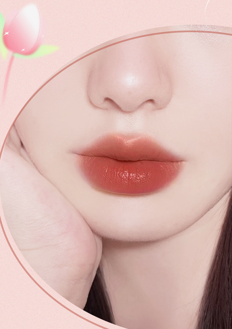 NOVO Smooth Mist raincoat Lipstick Waterproof setting, one-coat film not easy to stick to the cup, lock lip color lipstick wholesale undefined