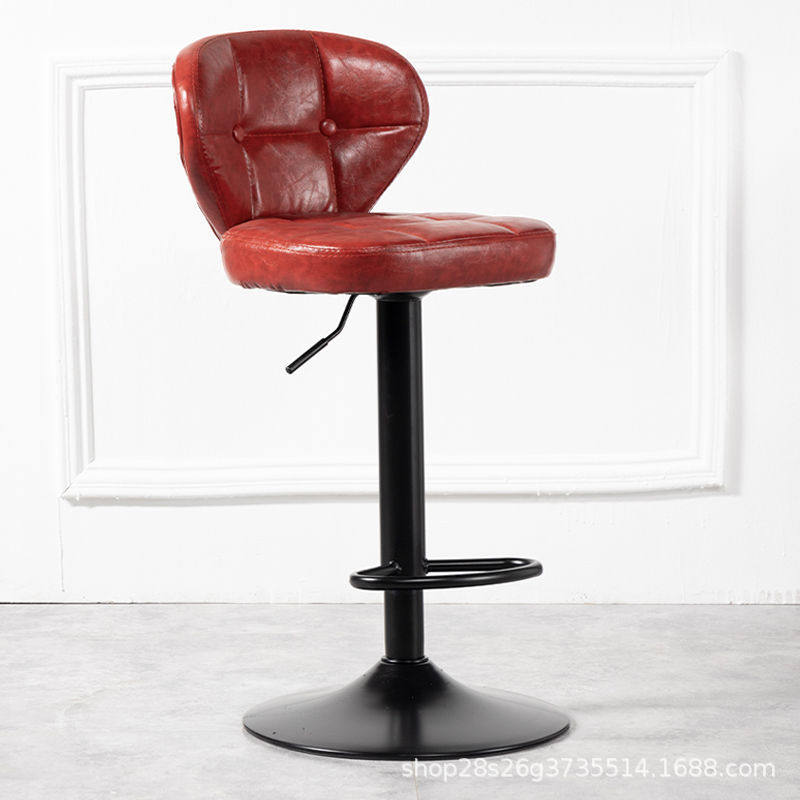 Sillas de bar elevables taburetes altos sillas giratorias caseras modernas minimalistas bar bar de recepción barbería comercial