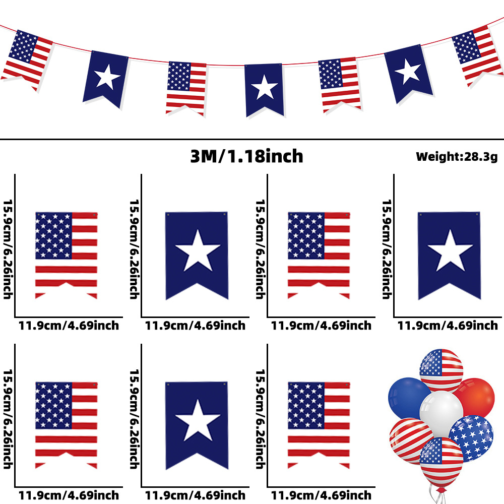 El nuevo Día de la Independencia de los Estados Unidos tira de la bandera