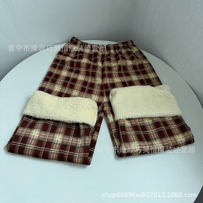 Pantalones de pijama de franela de coral de dibujos animados, pantalones de pijama de hombre, pantalones de invierno de otoño de mujer, pantalones caseros