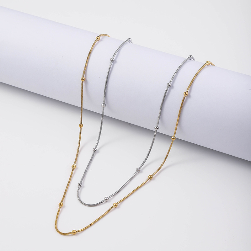 7g Weight Chain Jewelry Making Type DIY Jewelry Accessories Classification 1 Piece Quantity 304 Stainless Steel Material Solid Color Pattern Plating Design Simple Style, Classic Style Style Simple Style Classic Style Solid Color 304 Stainless Steel Plating Jewelry Accessories 5
