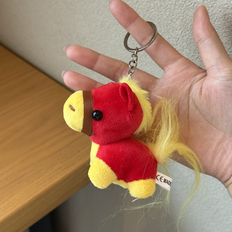 新款战马毛绒玩具挂件迷你掌中宝生肖小马玩偶马年吉祥物礼品批发|undefined