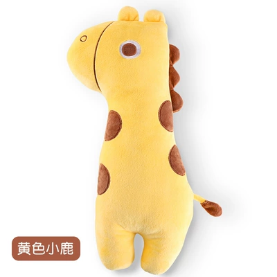 Shoulder Cover Creative Cute Anti-Lime: Seat belt shoulder pad - yellow-deer-upgraded-large