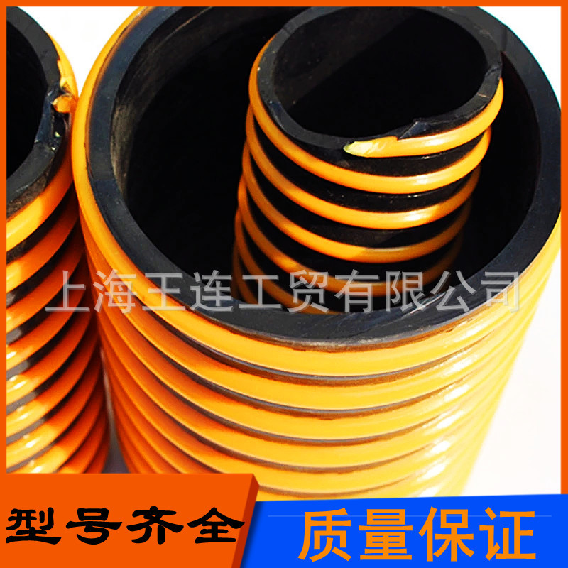 2寸PVC韩式螺旋吸砂管黄黑通风管木工吸尘管排水软管长度20米优惠