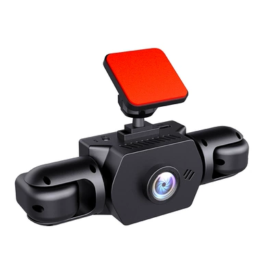 Four-lens panoramic dashcam: Driving recorder