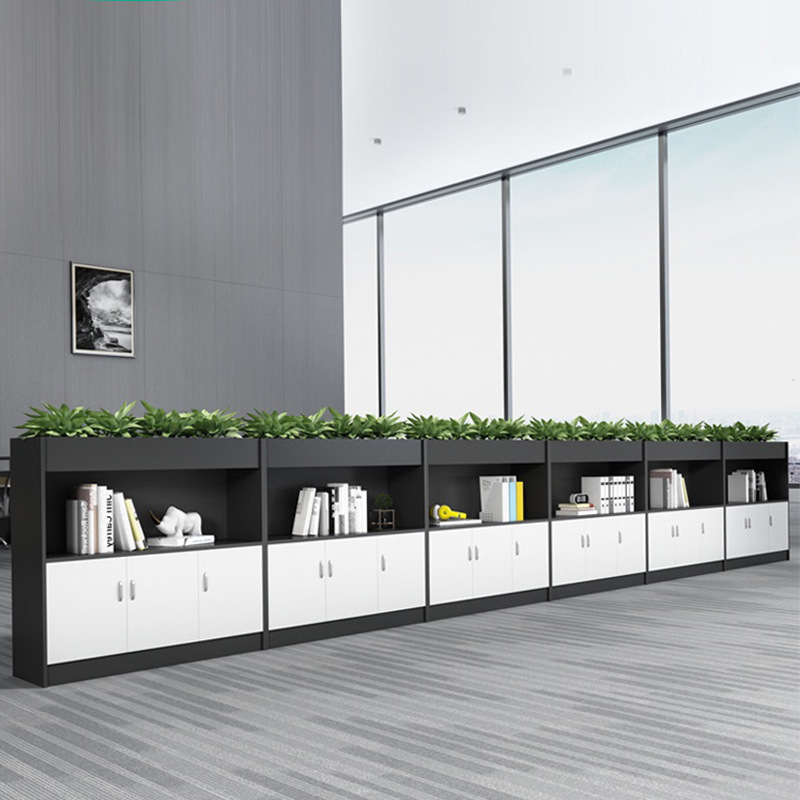 花草柜隔断柜绿植柜文件柜资料柜办公室屏风隔断柜矮柜花架置物架