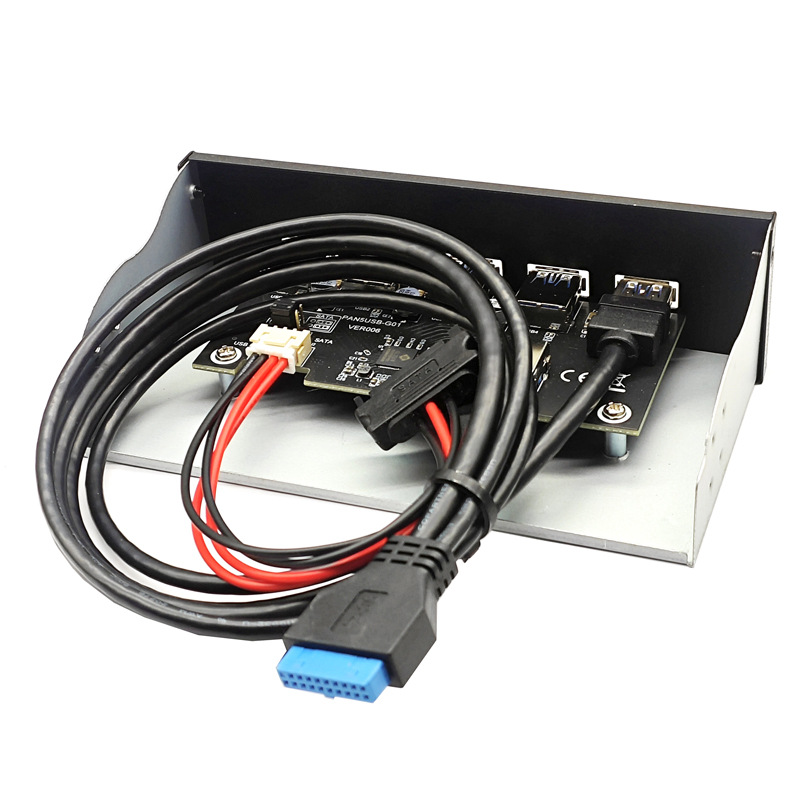 �¿�USB3.2����λ5�� GEN1 5Gǰ��HUB��չ5.25��������19PIN