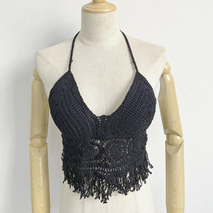 Knitted swimwear, vest, Thailand, strap bra, beautiful back