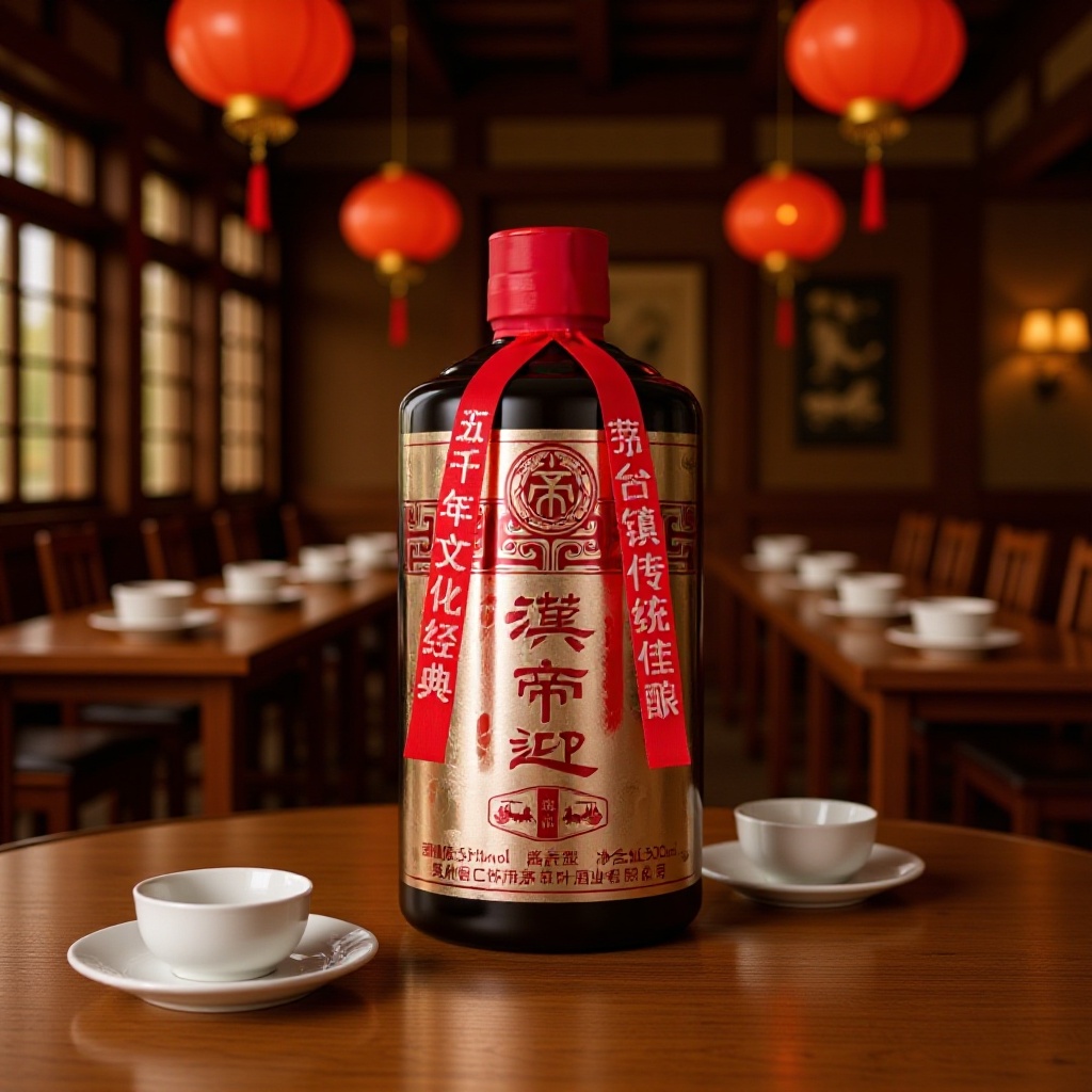 汉帝迎尊品贵州白酒茅台镇酱香型白酒53度纯粮食品酒水