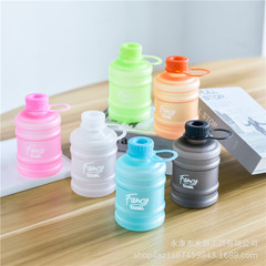 New trendy fruit-flavored floral tea bucket cup — Portable cartoon-style plastic mug for kids and women, featuring a large-capacity design perfect for milk tea and beverages.