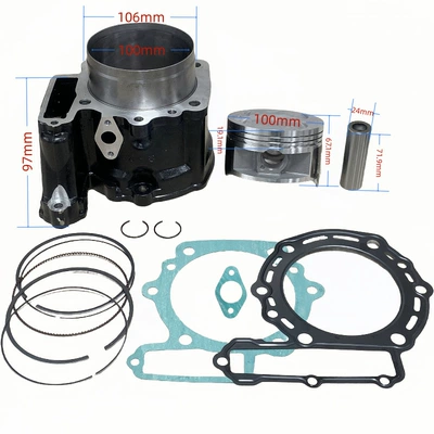 100mm, Piston, piston ring, piston pin