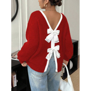 L 52625 Bow Sweater �����Y�A�Ië�¿羳���uͨ���Q��