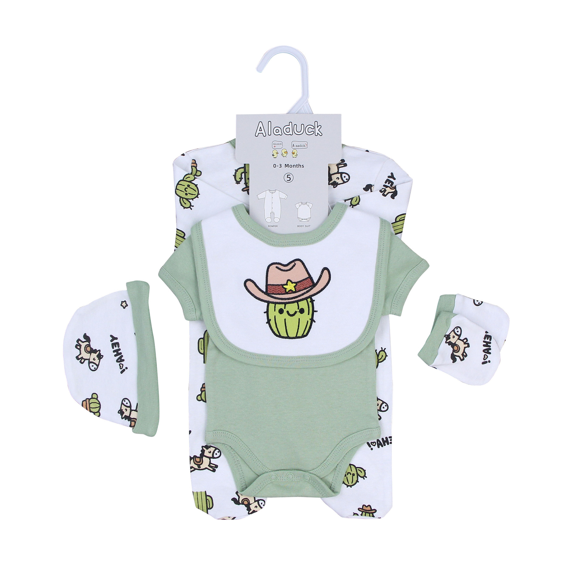 Conjunto de ropa para recién nacido, pelele de algodón puro, mono para bebé, ropa de bebé, ropa infantil transfronteriza europea y americana