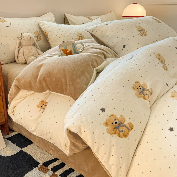 Starry Sky Bear [High weight milk fleece, double warmth]
