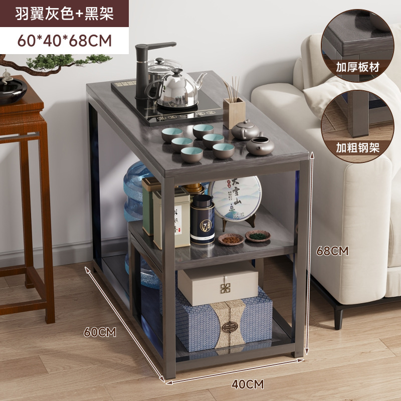 [수출 볼드 업그레이드] 60*40*68cm 윙 그레이 + 카본 스틸 블랙 프레임