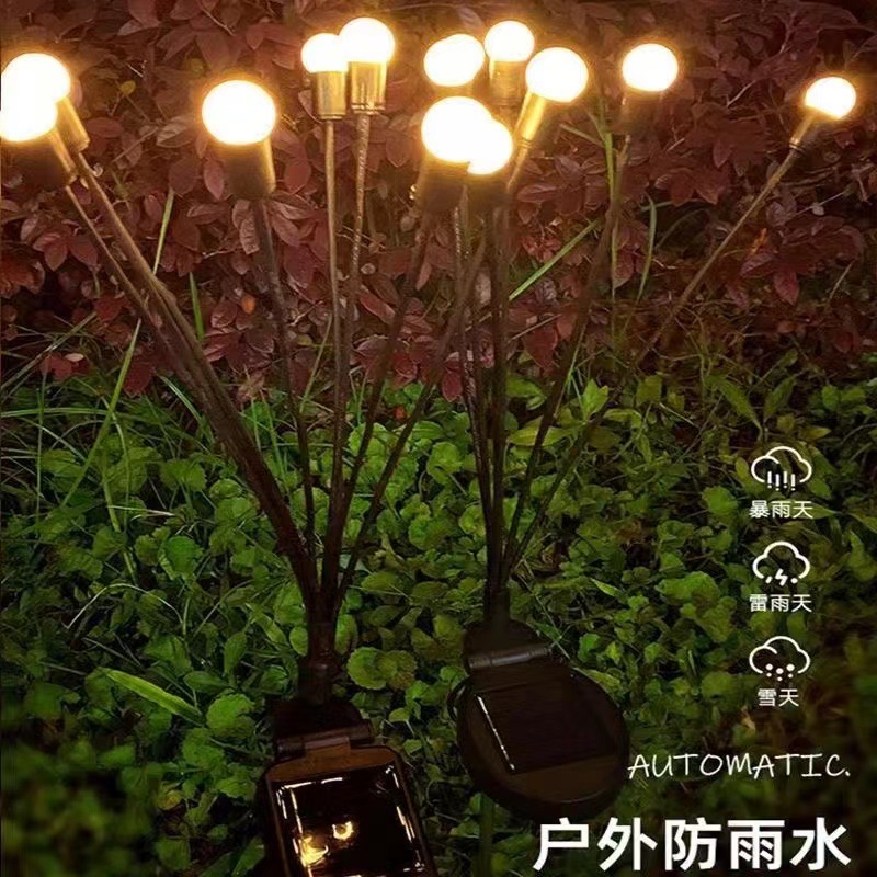Travel garden lights solar-powered for gazebo