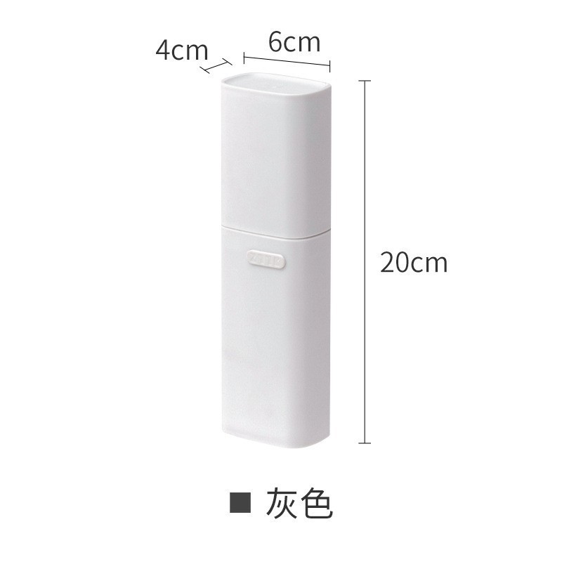 Set de viaje con cepillo de dientes, taza y estuche portátil