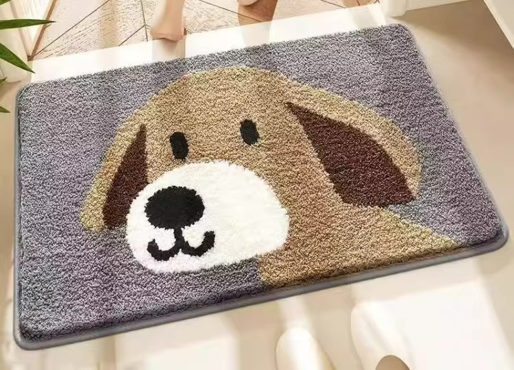 卡通地垫,仿羊绒地垫