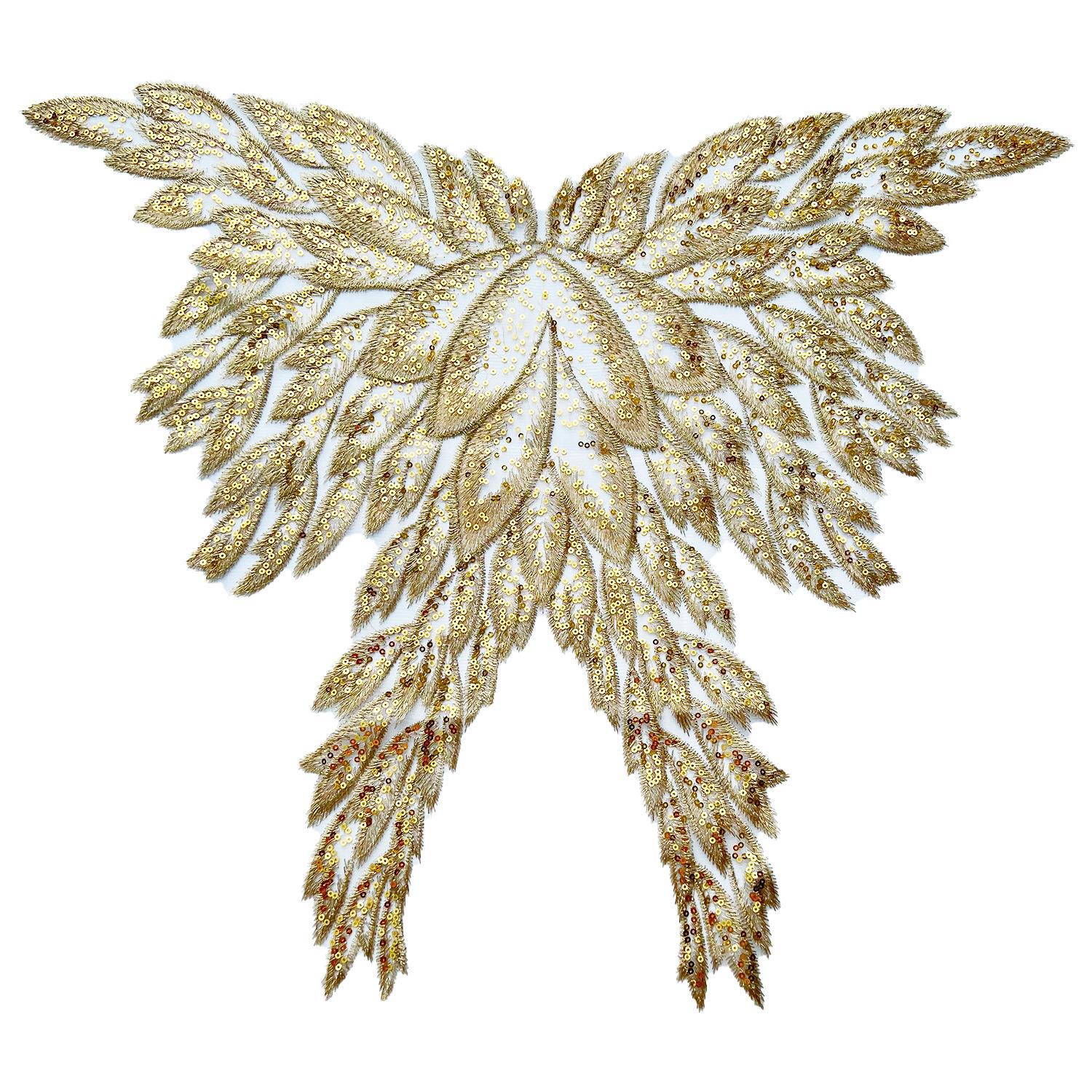 Manufacturers supply sequin embroidery patch embroidery cloth…