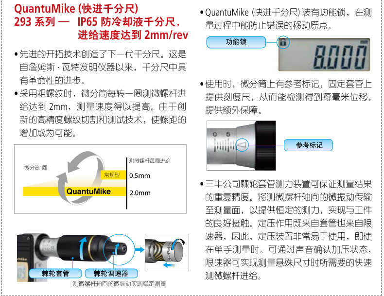 三豐Mitutoyo快進(jìn)型數(shù)顯千分尺293-146-30
