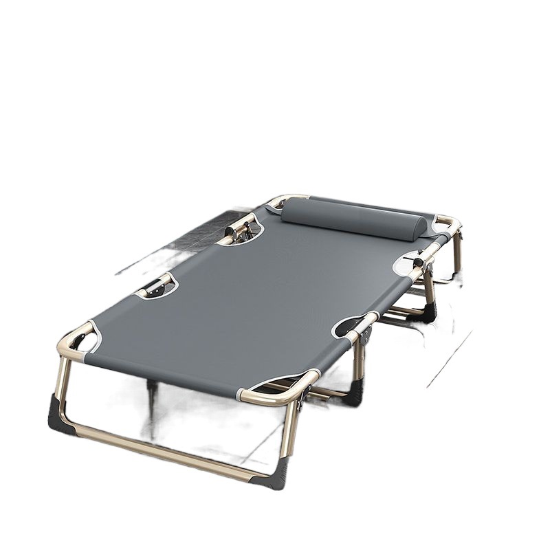 Cama plegable individual para uso doméstico, cama plegable para siesta de adultos, cama sencilla plegable para oficina, sillón reclinable para siesta, venta al por mayor de fábrica