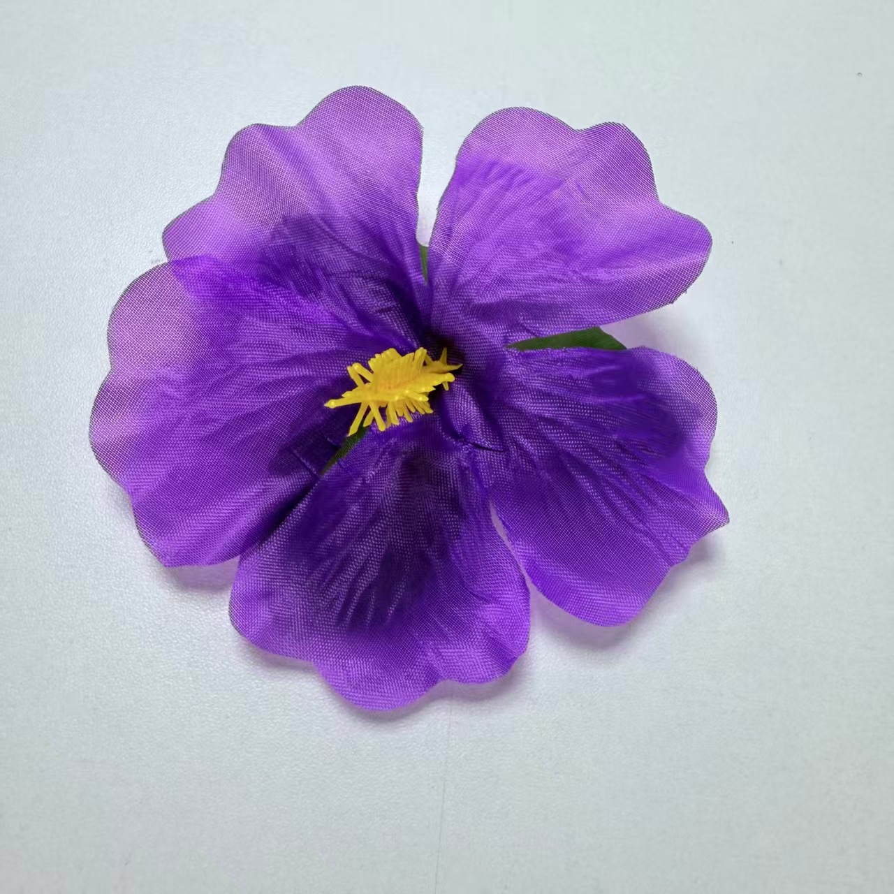 Nuevo producto hawaiano imitación de pétalos para llevar una guirlanda de cuello de montaje de hojas de flores DIY tela de poliéster hecha a mano pétalos falsos de color