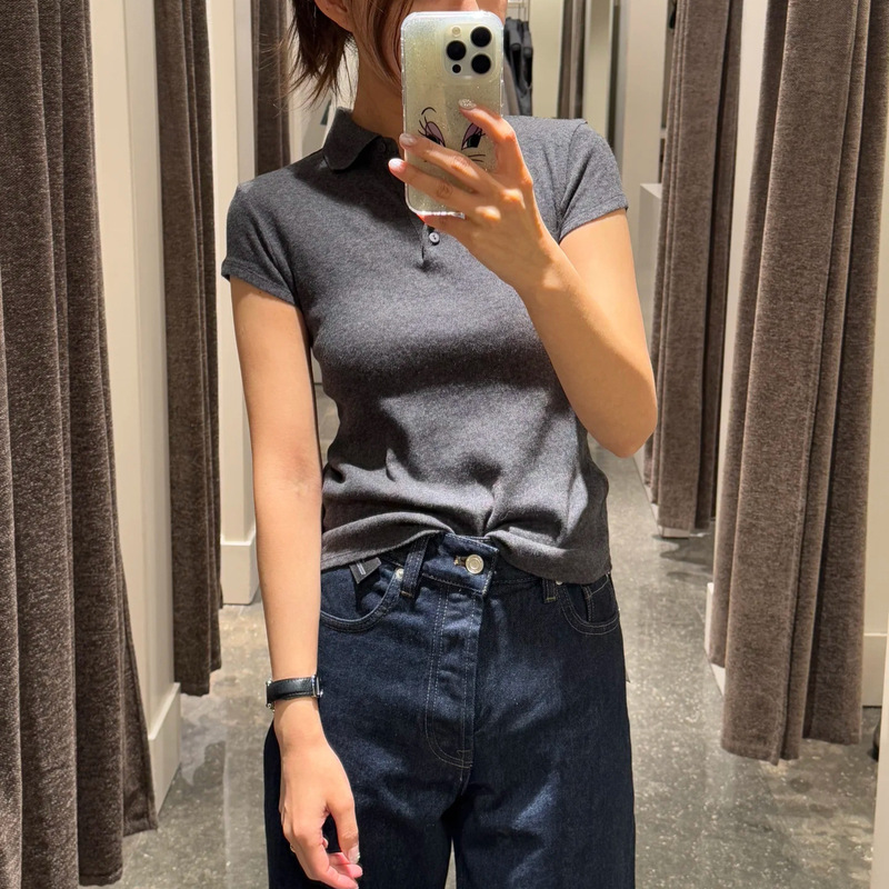 Md26 Early Spring New Style Preppy American Style Dark Red Slim-Fit Short-Sleeved Knitted Polo Shirt 06291505122 Md26 Early Spring New Style Preppy American Style Dark Red Slim-Fit Short-Sleeved Knitted Polo Shirt 06291505122