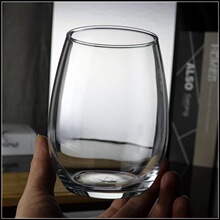 家用酒店玻璃喝水杯子蛋形杯饮料果汁杯ktv酒吧啤酒杯鸡尾酒杯