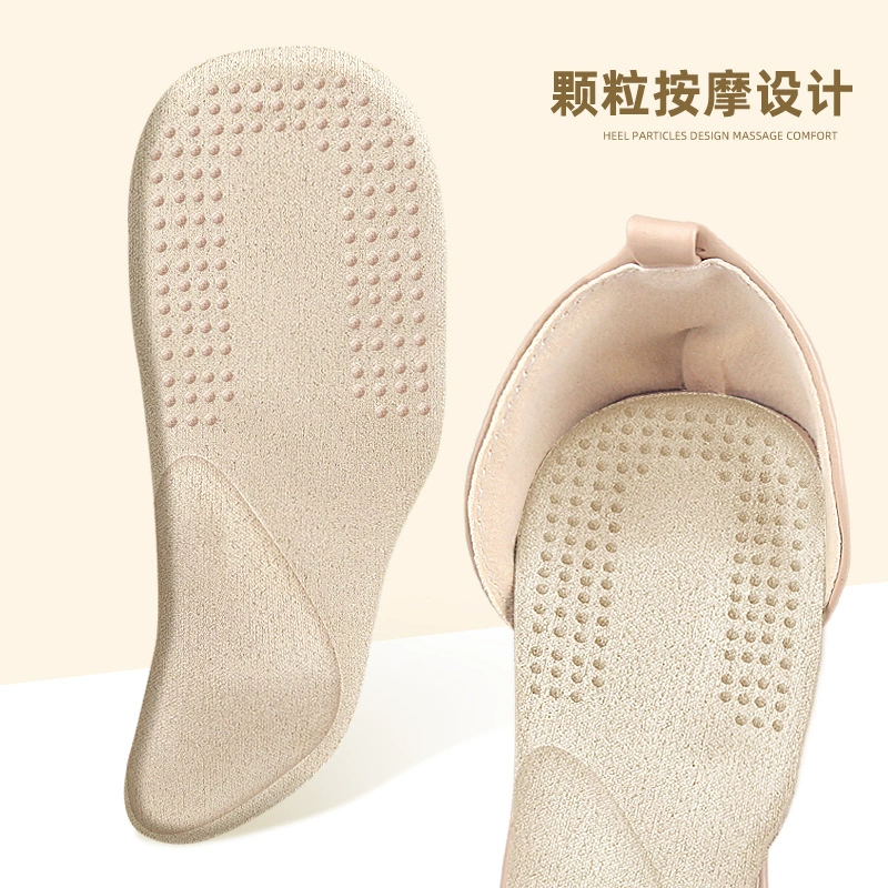 Heel sticker, self-adhesive invisible non-slip shock-absorbing insoles