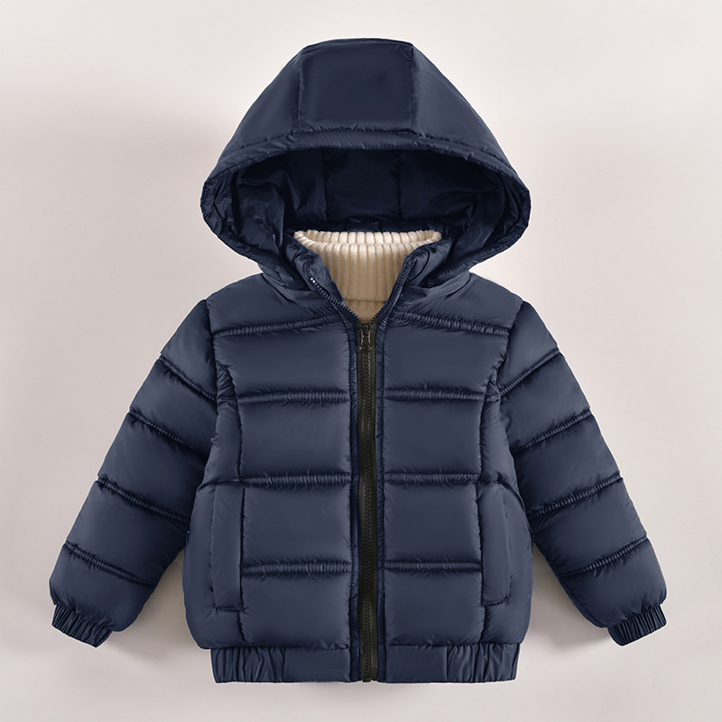 SAMGAMIBABY kleding winter kinderen nieuwe veelzijdige effen kleur katoenen jas jongens eenvoudige capuchon jas_voghion.com