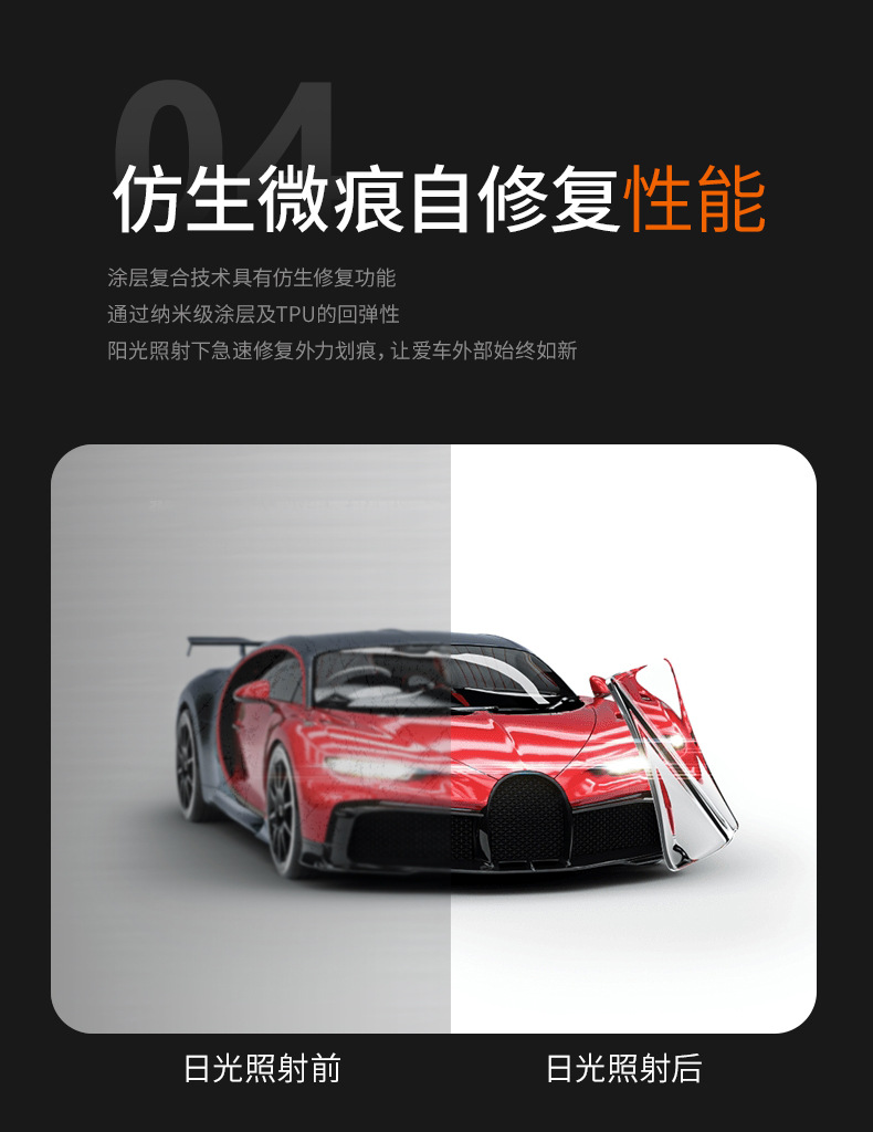 Premium Hydrophobic TPU Invisible Car Wrap PPF Paint Protection Film