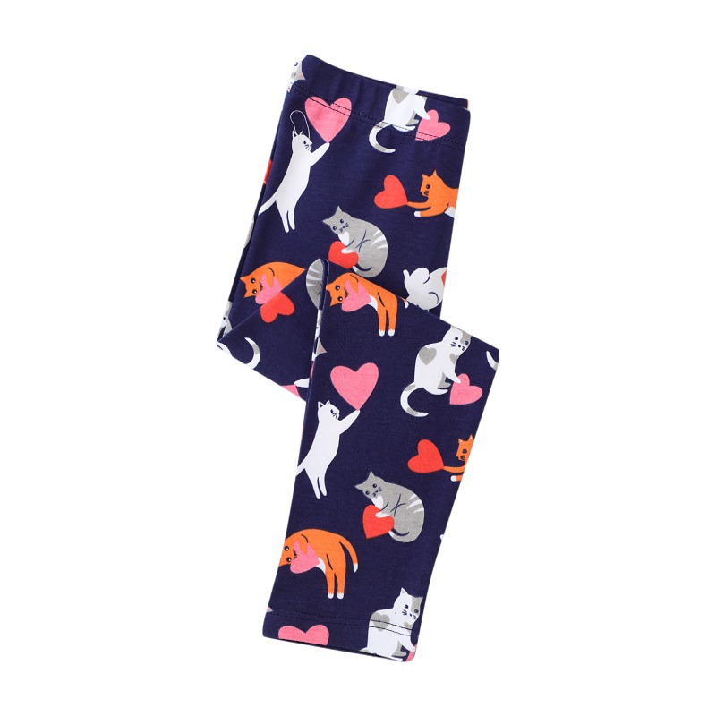 Cute Cat Cotton Printing Leggings Baby Clothes display picture 2