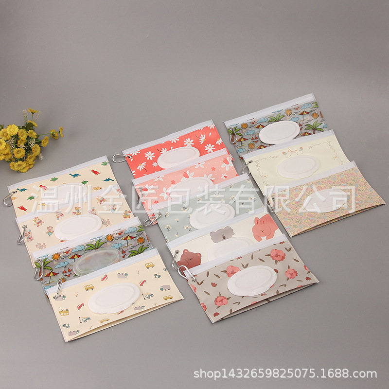 Nuevo mosquetón EVA bolsa de toalla húmeda con tapa abatible, bolsa colgante de mano con hebilla de caballo, bolsa con cremallera autosellada a prueba de fugas