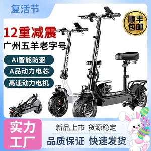 Wuyang foldable electric scooter for adult riding, two-wheeled mini electric vehicle
