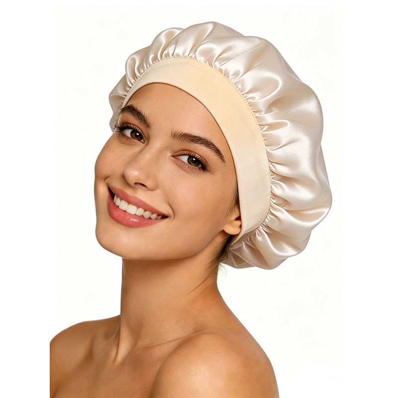 Transfronterizo Amazon seda elástica gorra de dormir gorra de belleza gorra image 13