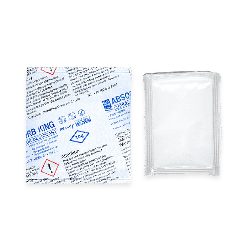agente de secado de cloruro de calcio de doble capa adsorbente en polvo para ropa electrónica a prueba de humedad, antifungal, antifungal, agente de secado de cloruro de calcio